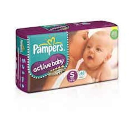 Pampers Active Baby Diapers Small Size 46 Pieces